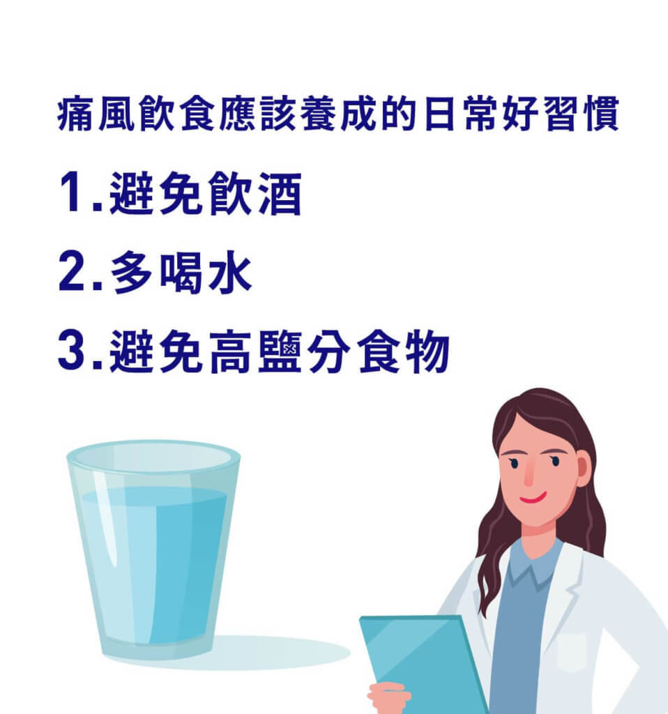 痛風忌口食物不要吃，多喝水